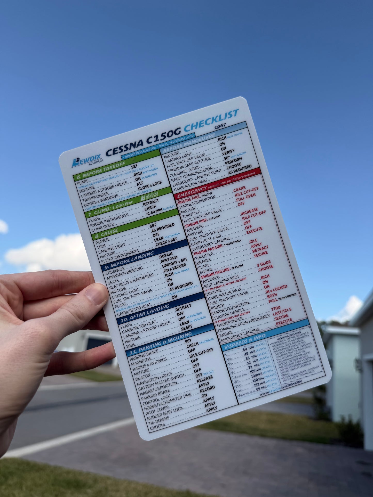 C150G (1967) Checklist