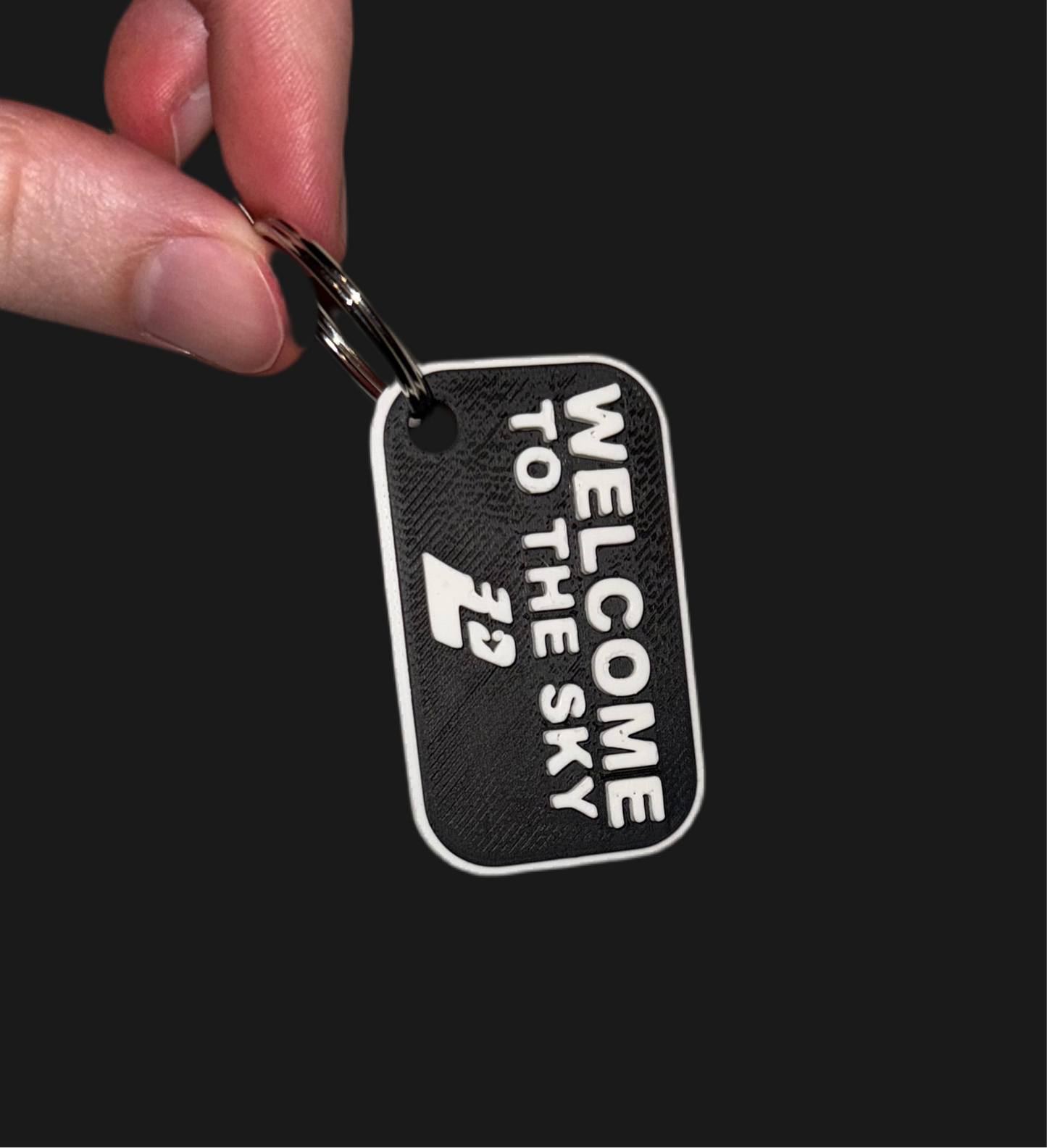 Welcome To The Sky Keychain