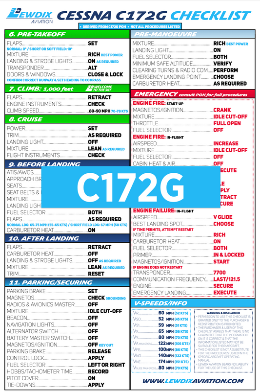 C172G Checklist