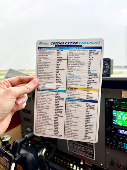 PA28-181 (Archer III) G1000 (Fuel Injected) Checklist