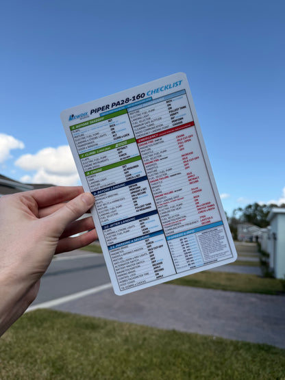 PA28-160 Checklist