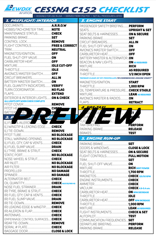 C152 Checklist