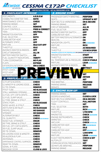 C172P Checklist