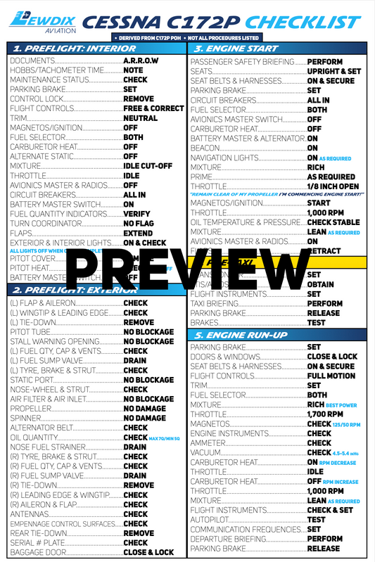 C172P Checklist