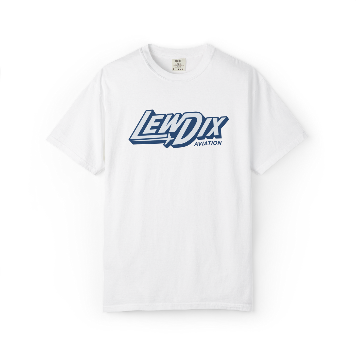 LewDix Aviation 3D Logo Short Sleeve T-Shirt