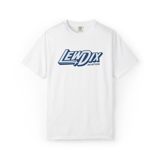 LewDix Aviation 3D Logo Short Sleeve T-Shirt