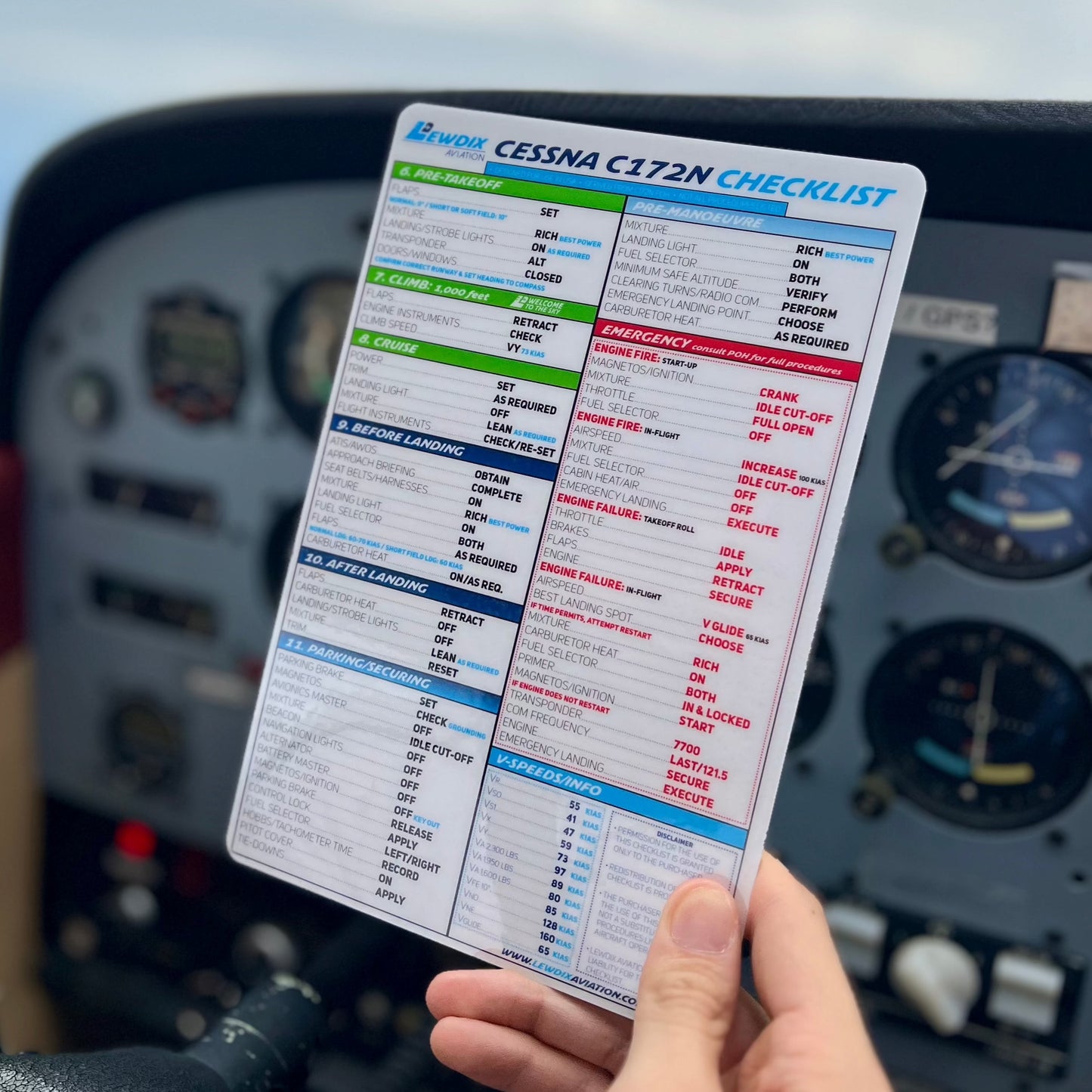 C172n Loading Example C172N Checklist – LewDix Aviation